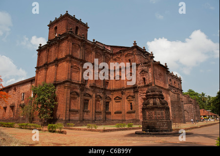 La basilique de Bom Jesus, Velha Goa, Inde Banque D'Images