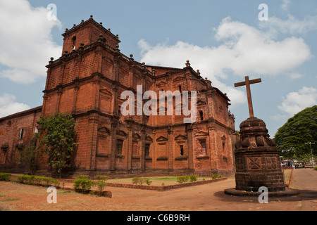 La basilique de Bom Jesus, Velha Goa, Inde Banque D'Images