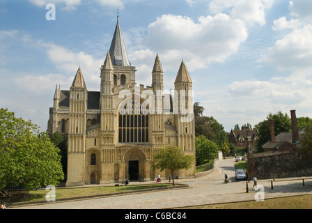 Cathédrale de Rochester. Rochester Kent Angleterre des années 2011 2010 Royaume-Uni. HOMER SYKES Banque D'Images