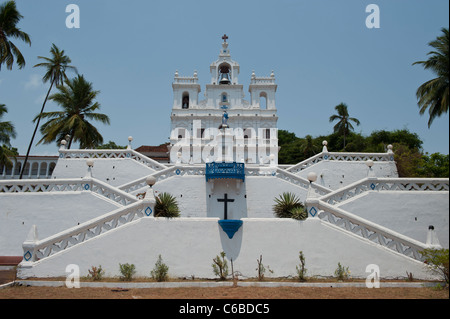 Église Notre Dame de l'Immaculée Conception à Panjim, Goa Banque D'Images