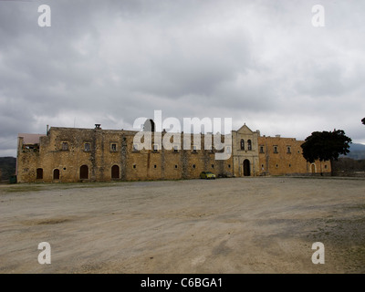 Le monastère d'Arkadi (en grec : / Moní Arkadhíou) Crete Banque D'Images