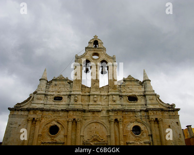 Le monastère d'Arkadi (en grec : / Moní Arkadhíou) Crete Banque D'Images