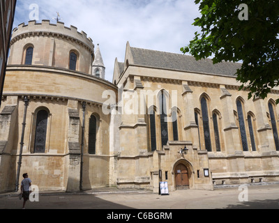 Voir l'église du Temple à Londres Banque D'Images