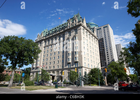 L'hôtel Fort Garry, le centre-ville de Winnipeg Manitoba canada Banque D'Images