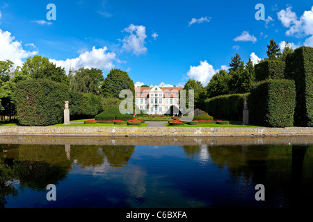 Beau parc de Oliwa, Pologne. Banque D'Images