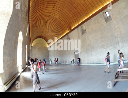 Intérieur du Palais des Papes (Palais des Papes ou le Palais des Papes à Avignon), la ville de Provence en France Banque D'Images