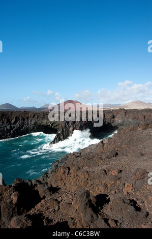 Los Hervideros, Lanzarote, Canary Islands, Spain, Europe Banque D'Images