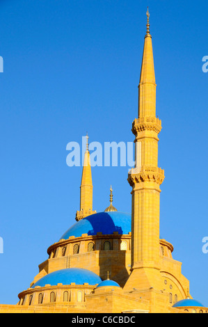 Le Mohammad Al Amin mosquée à la place des martyrs. Beyrouth. Le Liban. Banque D'Images