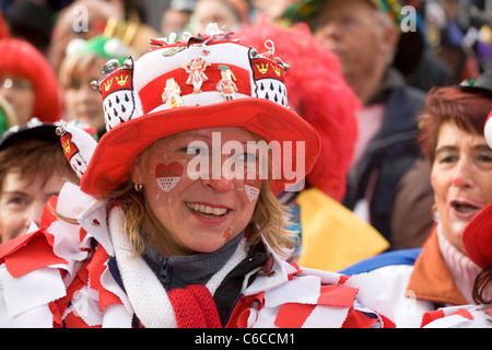 Sur carnaval Jeudi Gras, Cologne, Allemagne Banque D'Images