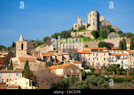 Europe, France, Var (83), village de Grimaud Banque D'Images