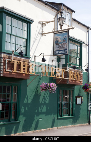 West Bay, anciennement connu sous le nom de Veracruz, le port situé sur la côte jurassique du Dorset, Angleterre. Photo:Jeff Gilbert Banque D'Images