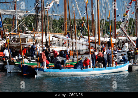 (Concerts) concert de Bantry Bay, port du Rosmeur, festival maritime : ' Temps Fête ' (Douarnenez, France). Banque D'Images