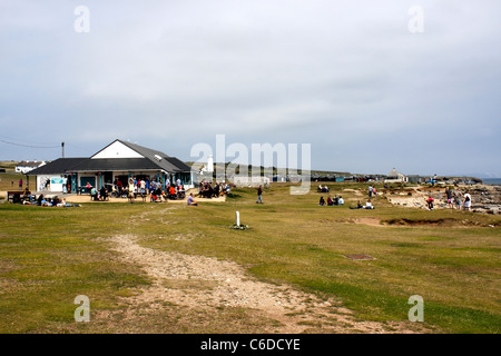 La falaise de PORTLAND BILL. DORSET UK. Banque D'Images