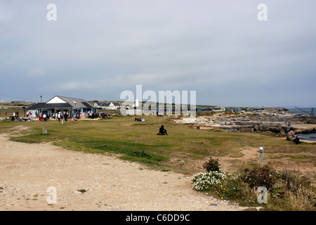 La falaise de PORTLAND BILL. DORSET UK. Banque D'Images