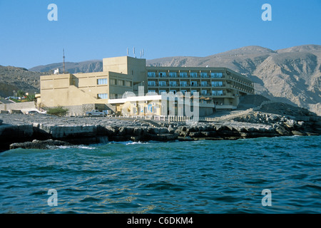 Hôtel Golden Tulip Khasab Musandam Exklave,,. Khasab, Kalimantan, Golden Tulip Hotel, Khasab, exclave, Khrofakkan Banque D'Images