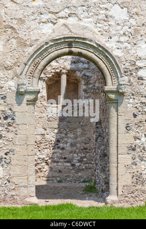 Notre Dame de Thetford prieuré clunisien ruines médiévales, Norfolk, UK, Banque D'Images