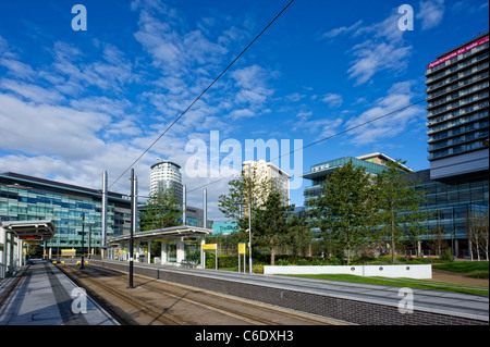 Media City UK sur les Quais de Salford, près de Manchester, l'Angleterre est la partie nord de la BBC Banque D'Images