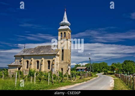 Eglise en Erdovec village, Zagreb, Croatie Banque D'Images