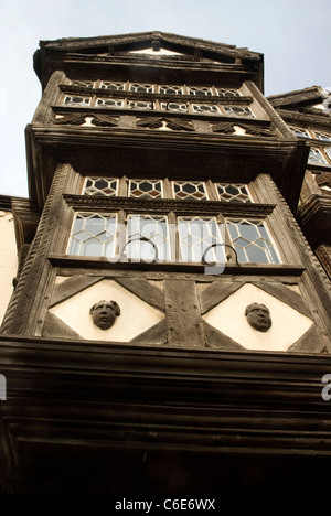 L'hôtel Feathers, Ludlow, Shropshire, GB. Banque D'Images