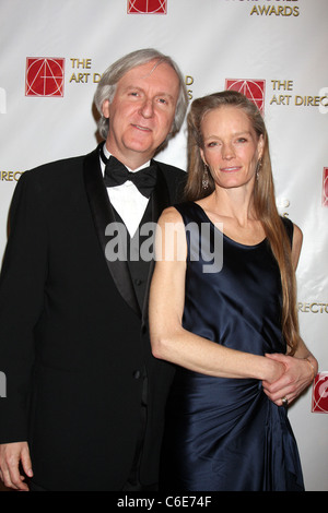 James Cameron & Suzy Amis Le 14e Art Directors Guild Awards au Beverly Hilton Hotel à Los Angeles, Californie - Banque D'Images