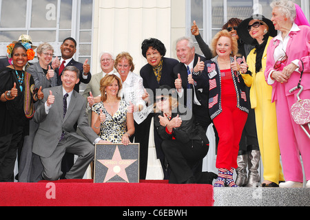 Leron Gubler, Betsy Burleson, Judy Price, Diane Watson, Tom Labonge, Carol Connors, Ann Rutherford, Ann Jeffreys et amis Banque D'Images