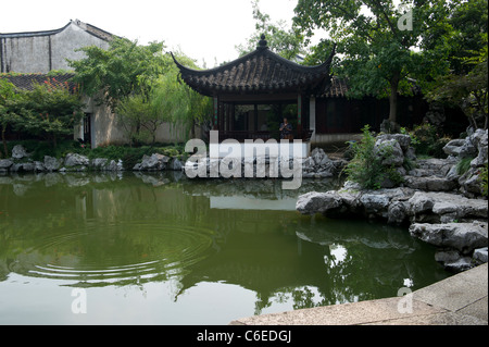 Jardin Yipu à Suzhou, Patrimoine Mondial Liste de l'UNESCO. 13-Aug-2011 Banque D'Images