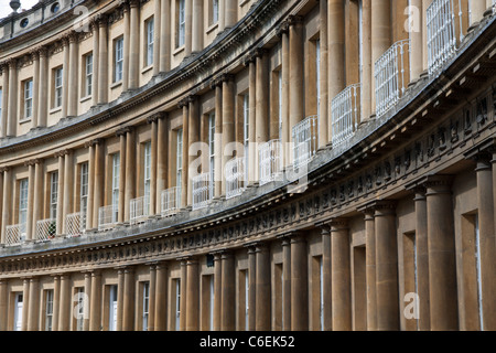 La Section du Royal Crescent de Bath Somerset Banque D'Images