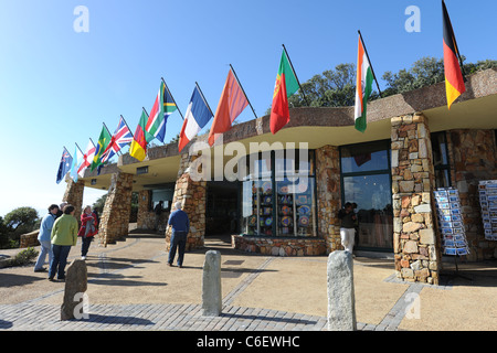 Gare du funiculaire & cadeaux, Cape Point, Cape of Good Hope, Table Mountain National Park, Western Cape, Afrique du Sud Banque D'Images