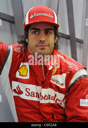 Fernando Alonso, Ferrari Banque D'Images