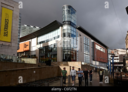 Harvey Nichols store nouvelle cathédrale Street Manchester Banque D'Images