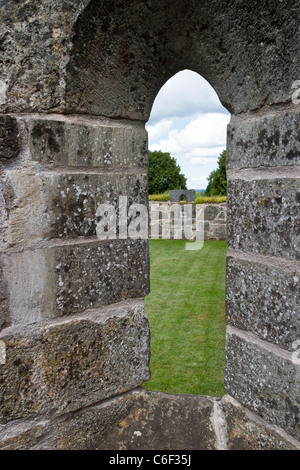 Gudhem Abbey ruins, en opération de 1152 à 1529, était un couvent bénédictin d'abord en Suède, et plus tard Banque D'Images