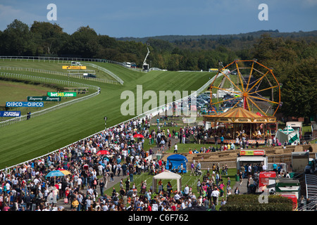 L'hippodrome de Goodwood dans le West Sussex England UK Banque D'Images