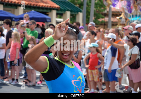 Les parcs de Walt Disney World Resort à rebours de Pixar parade fun à Hollywood studios Orlando en Floride Banque D'Images