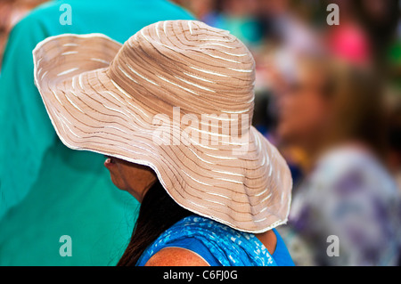 Les gens hat chapeau large bord Banque D'Images