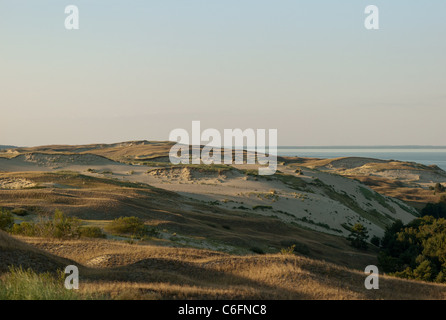 Dene, dunes, Malines, Pervalka, Courlande, Lituanie, Marine, Paysage, Kopos, Kuršių marios, Lietuva, Irtas, Zmuida Banque D'Images