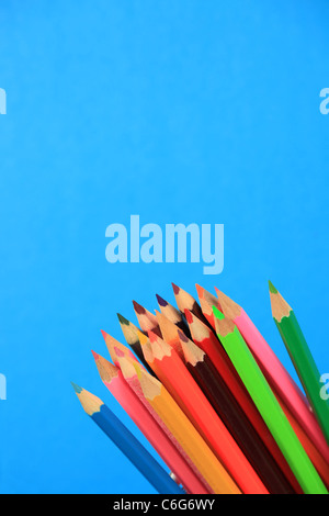 Crayons Multi-couleur Banque D'Images