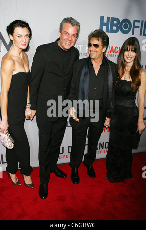 Danny Huston, Al Pacino, Lucila Sola et invité Première de HBO Films' 'Vous ne connaissez pas Jack' au Ziegfeld Theatre New York Banque D'Images