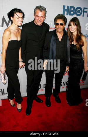 Danny Huston, Al Pacino, Lucila Sola et invité Première de HBO Films' 'Vous ne connaissez pas Jack' au Ziegfeld Theatre New York Banque D'Images