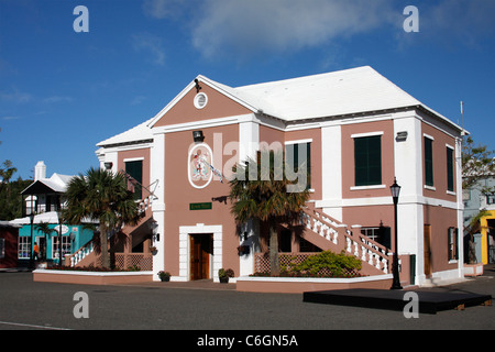 Mairie, St George's Town, Bermudes Banque D'Images