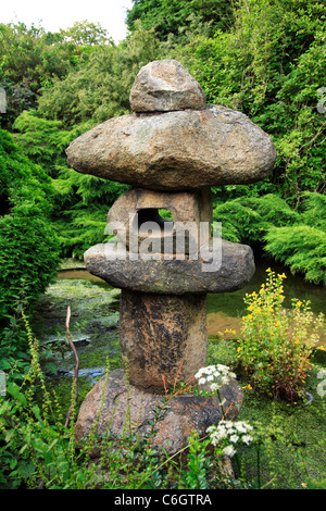 Les jardins japonais à Newstead Abbey Dorset England UK Banque D'Images