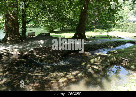 Les Jardins d'Annevoie, Ardennes, Belgique Banque D'Images