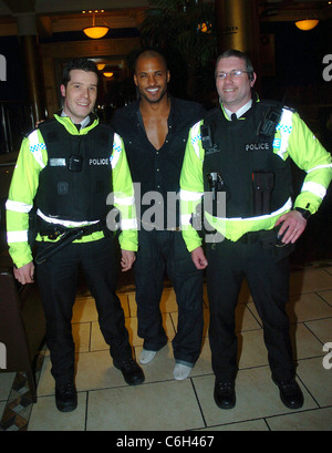 Ricky Whittle à la Banque discothèque le comté de Down, Irlande du Nord - 06.03.10 Banque D'Images