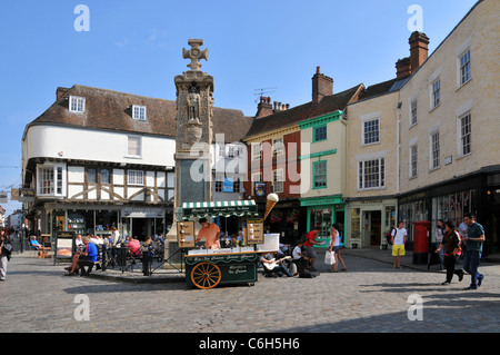 La Cathédrale de Canterbury Kent ville Angleterre tourisme attraction touristique Banque D'Images