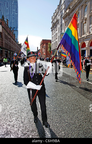 Gay Pride de Manchester, Manchester, Angleterre Banque D'Images