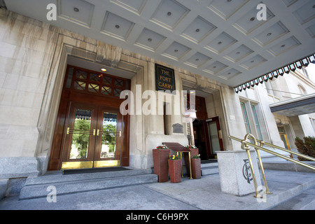 Entrée de l'hôtel Fort Garry, le centre-ville de Winnipeg Manitoba canada Banque D'Images