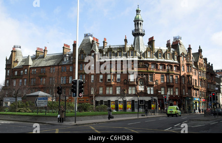 Charing Cross Mansions (1891), un édifice de grès victorienne historique à Glasgow, Écosse, conçu par l'architecte J.J. Burnett Banque D'Images