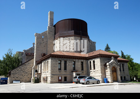 Cathédrale de Saint-Boniface arrière quartier français Winnipeg Manitoba canada Banque D'Images