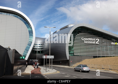 Le Terminal 2 de l'aéroport de Dublin Irlande Banque D'Images