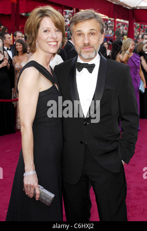 Guest et Christoph Waltz La 82e Conférence annuelle de l'Academy Awards (Oscars) - Arrivées au Kodak Theatre de Hollywood, Californie - Banque D'Images