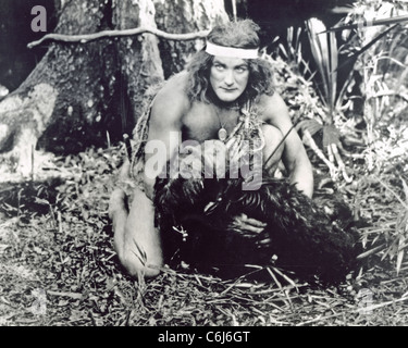 TARZAN DES SINGES 1918 Film muet avec Elmo Lincoln Banque D'Images